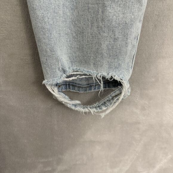 Abercrombie & Fitch Jeans Womens The Mom High Rise Distressed Stretch 27x25.5 - Picture 11 of 14